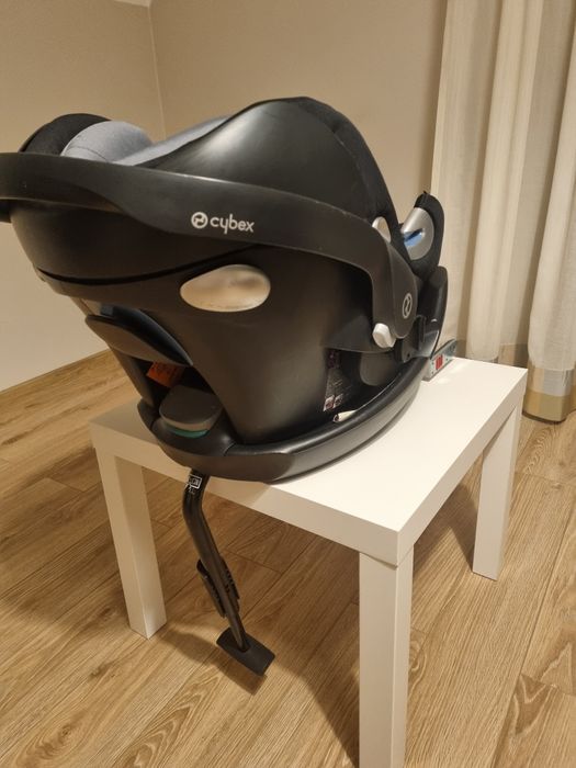 Cybex nosidełko Aton Q platinium  z bazą I adapterami do wózka.