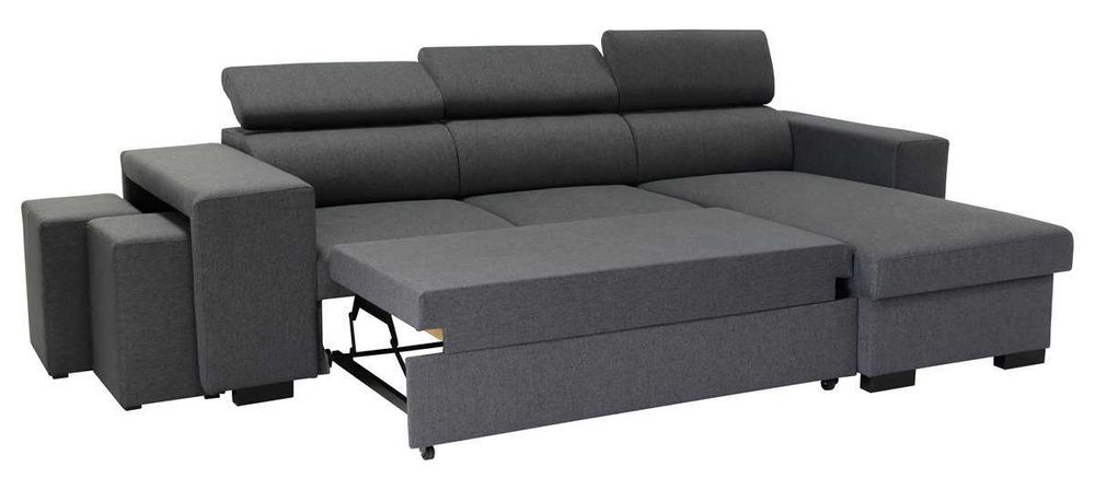 Sofá cama e chaise long para estofar
