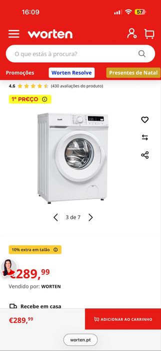 Maquina lavar roupa kunft