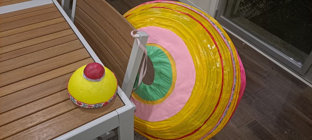 Fato de Carnaval Pião Criança 5-7 anos