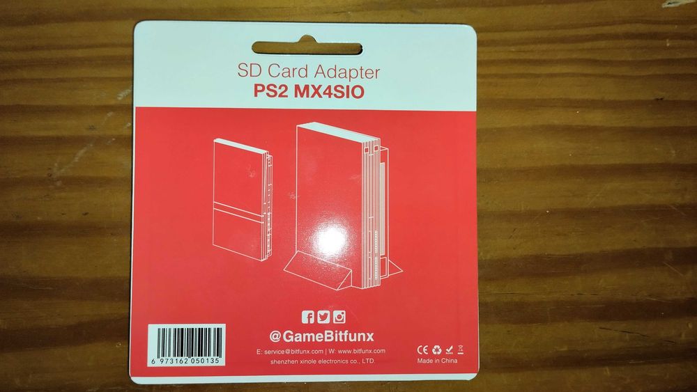 Cartão Memória MX4SIO Para PS2 OPL – Lacrado