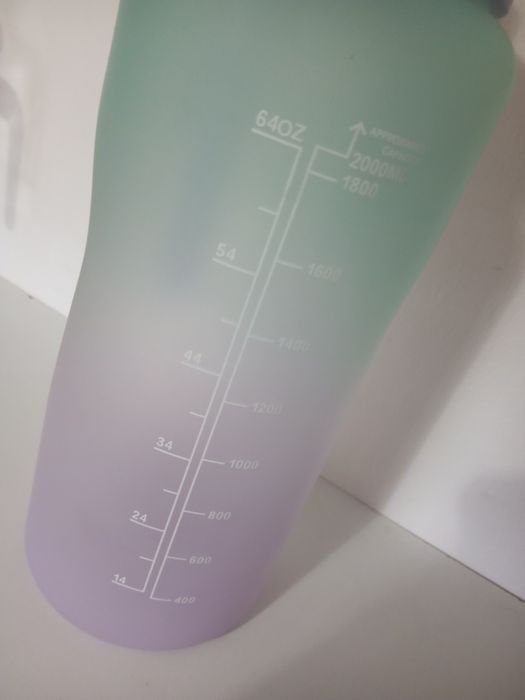 Garrafa para água 2L (frases motivacionais)