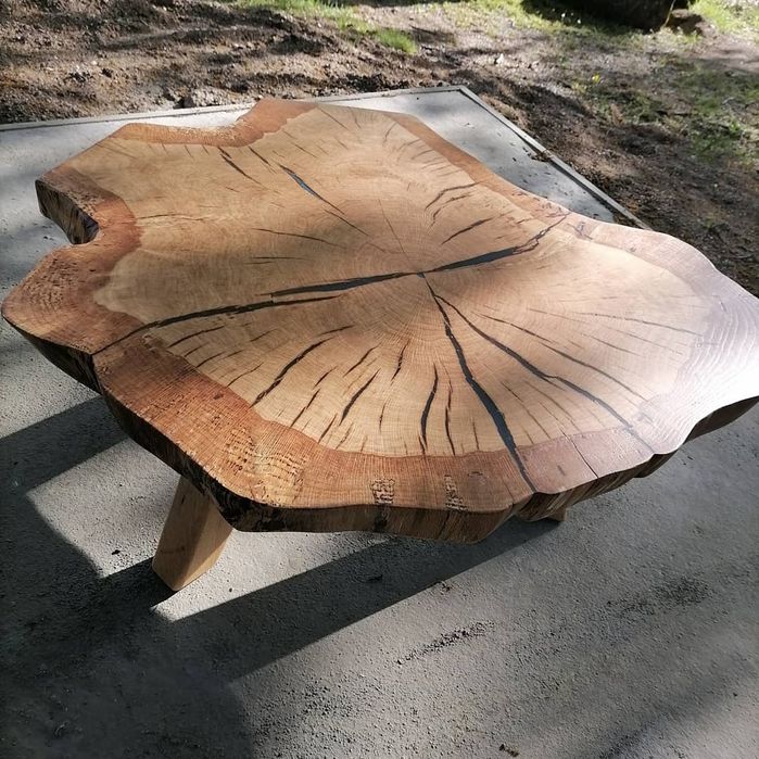 Mesa de centro carvalho natural
