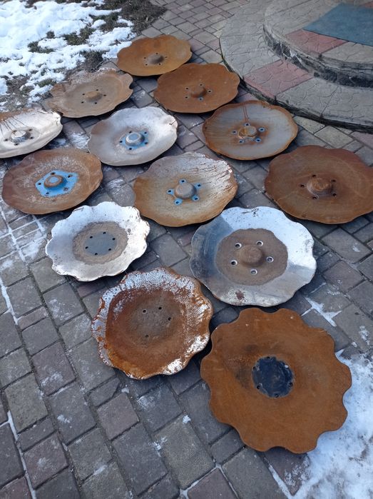 Диски борони, на сковороду, окучник