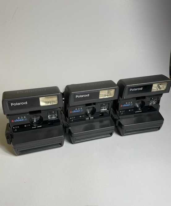 Polaroid 636 (Close Up), 3шт в оригинальных коробках, винтаж