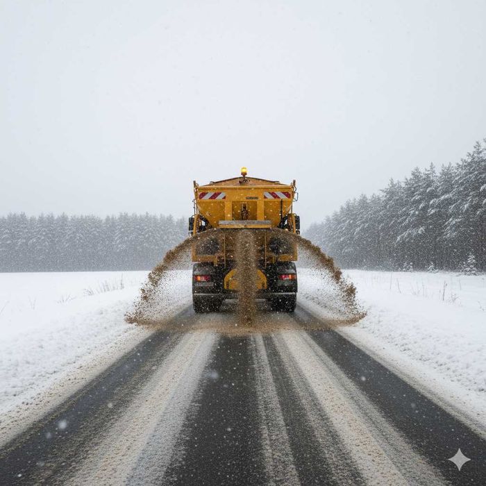 PIASEK Do Posypywania Ulic, dróg TONA workowana