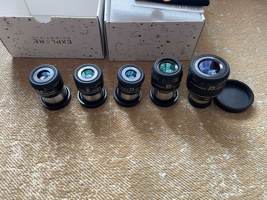Окуляри Explore Scientific 62° LER (26mm, 20mm, 14mm, 9mm, 5.5мм)