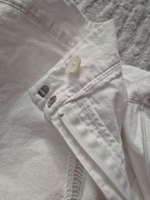 Białe bawełniane Boboho spodenki,Zara,r.XL/2XL