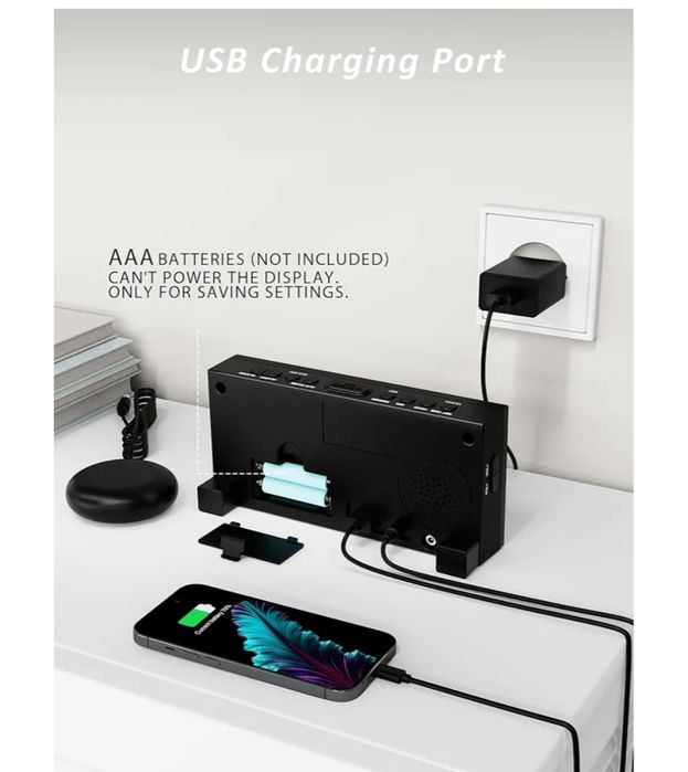 Główny budzik z wibracja