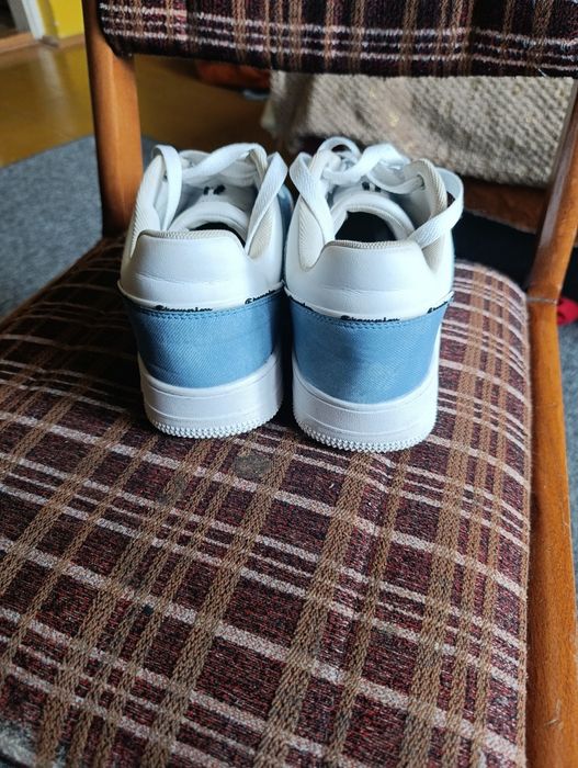 Buty  Champion Biało Niebiskie