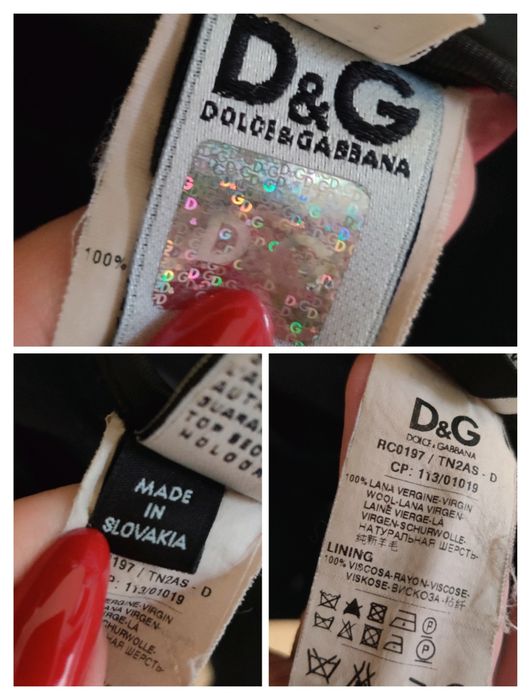 D&G мужское шерстяное классика пальто 54р