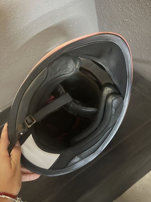 Capacete LS2 cor de rosa XS