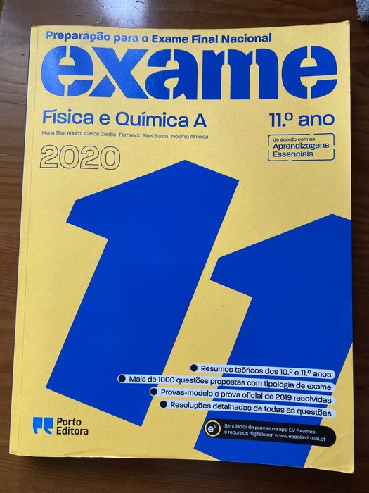Livro de preparação para o exame de Física e Química A - 11º ano