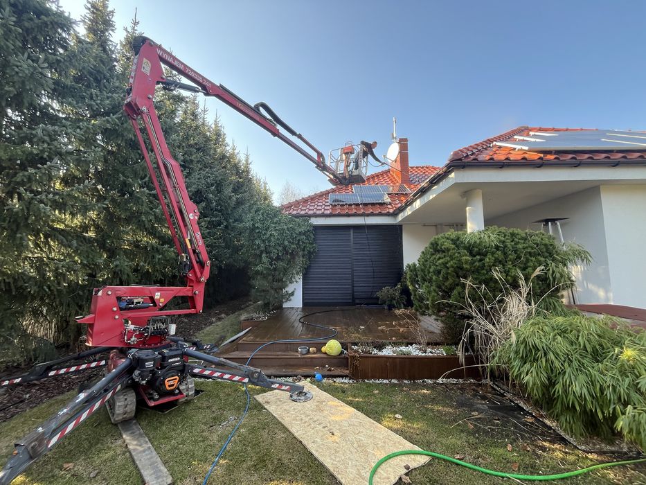 Mycie dachów i elewacji