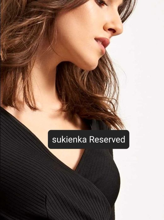Sukienka czarna, Reserved, rozmiar M