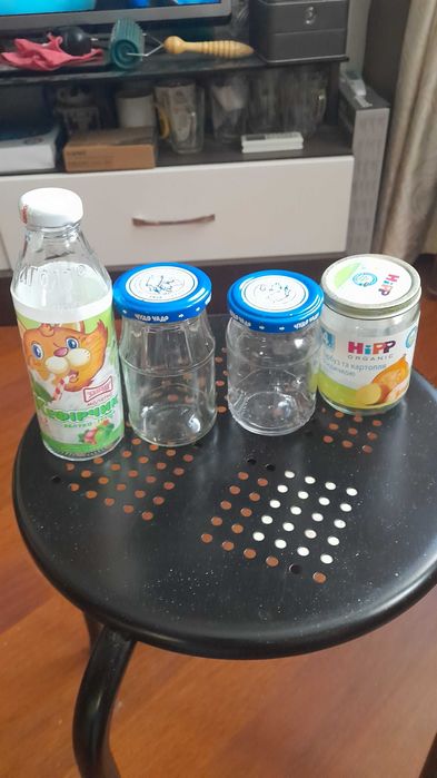 Бутилочки скляні