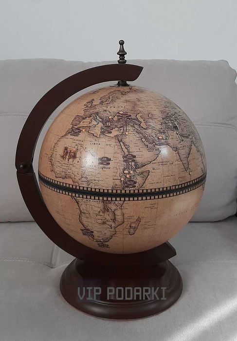 Настільний глобус бар. Подарунок чоловікові, колезі, батькові
