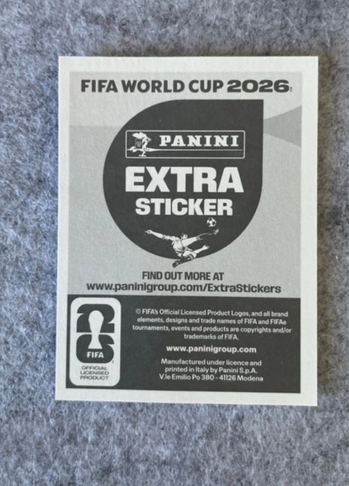 Cromo mundial 2026