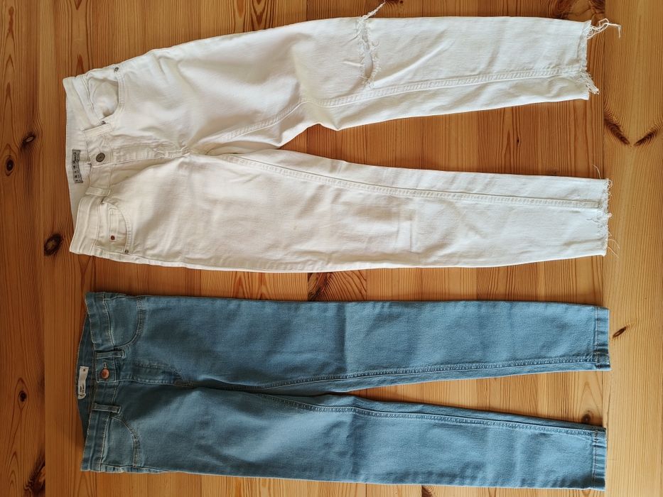 Jeansy, spodnie, skinny, joggery.