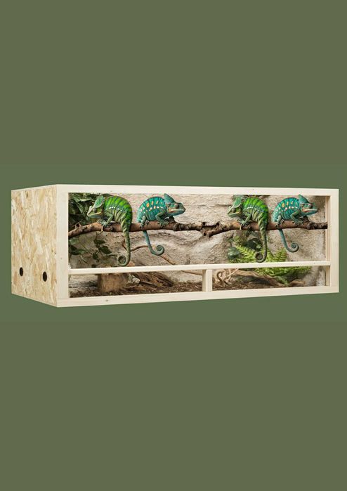 Terrarium z płyty OSB 150x60x60 cm