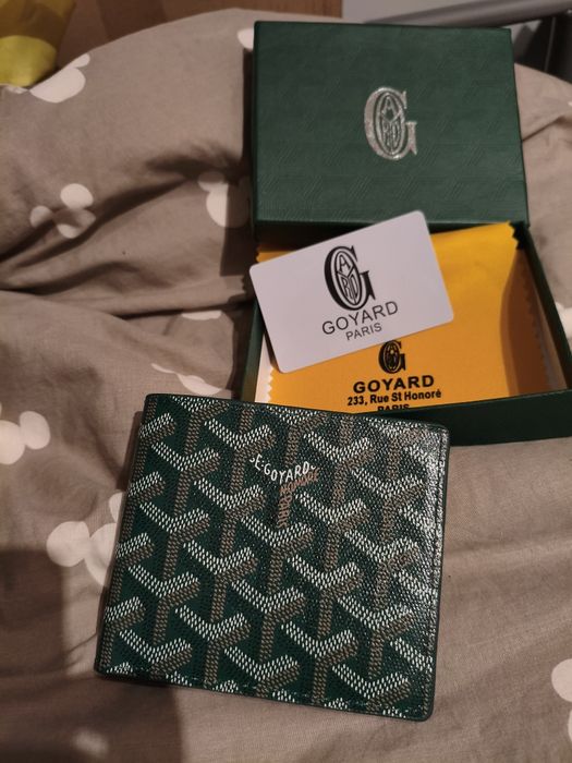 Portfel goyard zielony