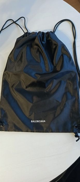 Plecak torba typu worek czarny Balenciaga