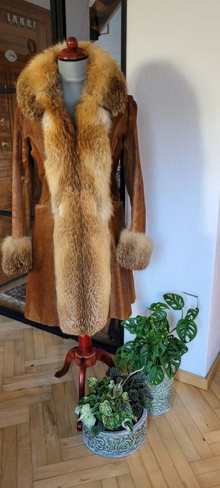 Futerko obszyte rudym liskiem