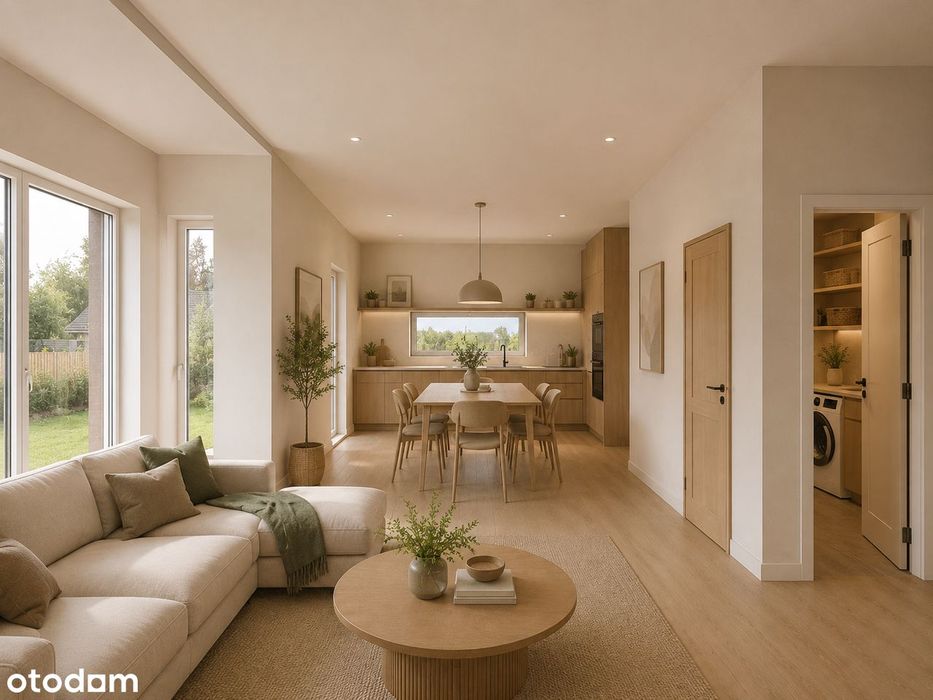 Nowy dom | do wykończenia | działka 1029 m² | cisza, spokój | Bechcice