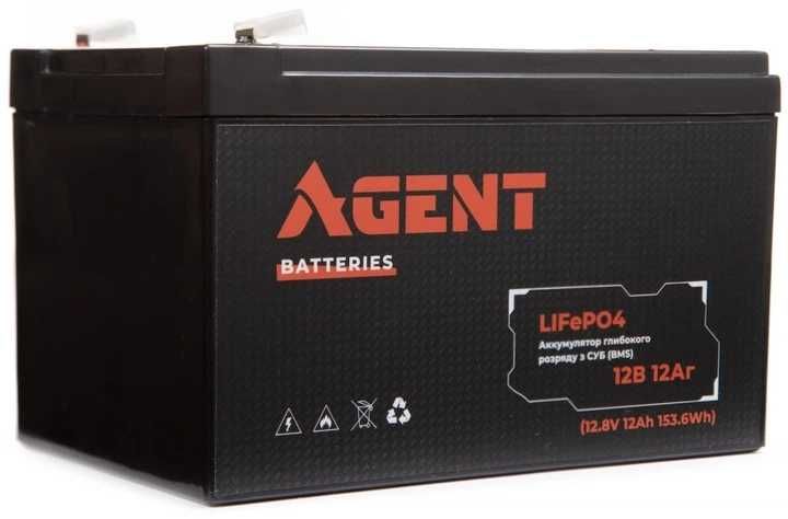 Акумуляторна батарея Agent 12.8V 12Ah LiFePO4
