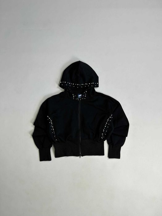 Худі zip hoodie худи зип зипка фулл full y2k archive opium чорна