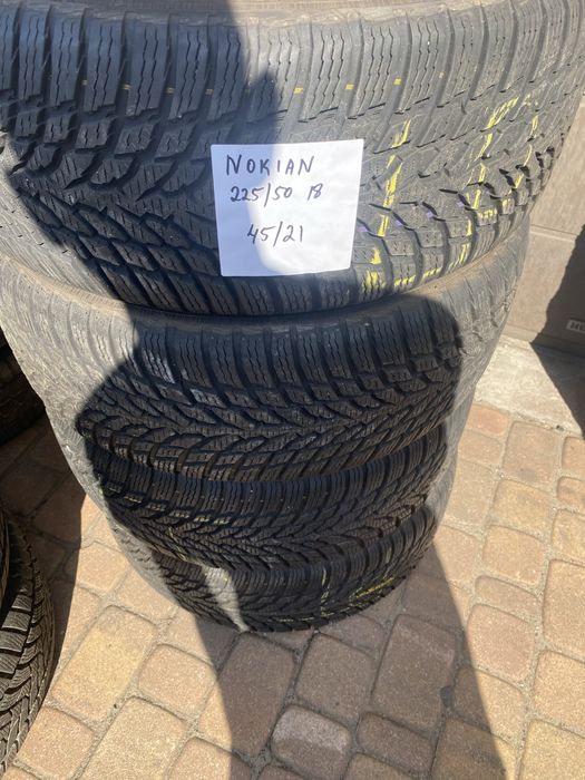 Шини зима Nokian 225/50 r18 2021 8mm