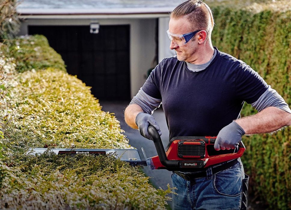 Einhell nożyce do tuji żywopłotu AKUMULATOROWE GE-CH 36/65 Li ogrod podcinania krzewów 2 X 18V