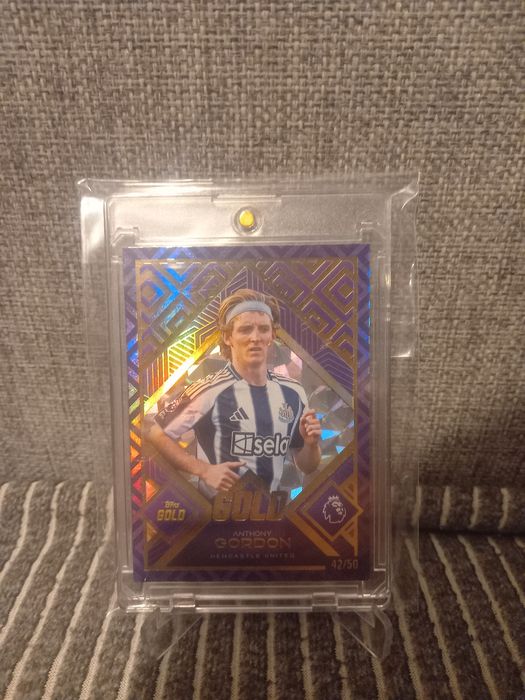 Topps gold premier league 2025-2026 anthony gordon gold /50