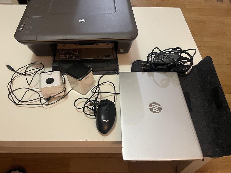Laptop and printer