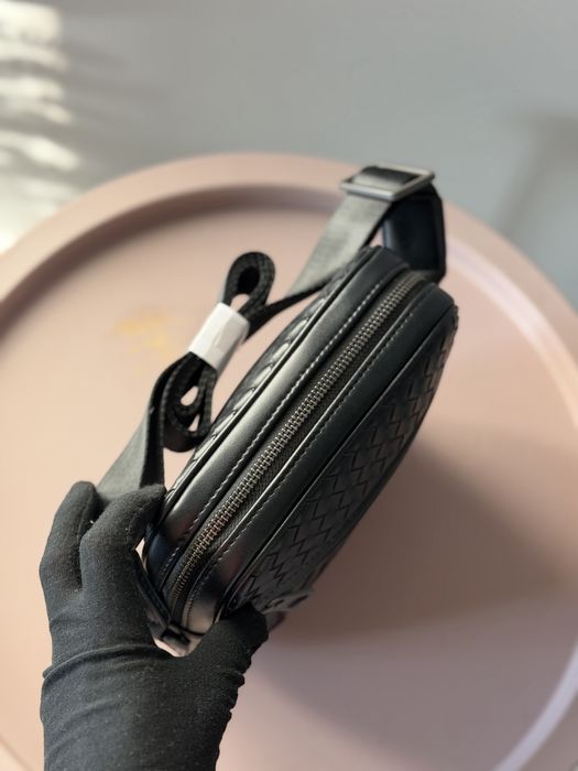 Мужская плетеная сумка барсетка клатч