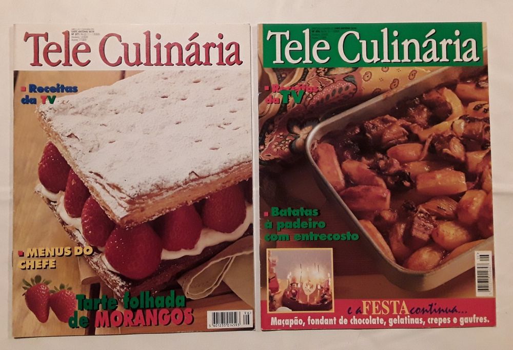 4 Revistas Teleculinária do ano 1996