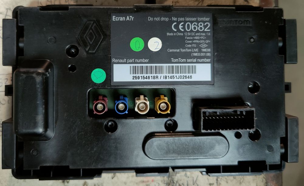 Renault ekran wyświetlacz nawigacji Megane Laguna Koleos