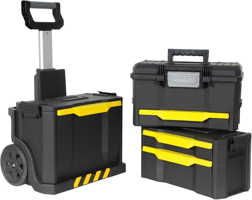 Vendo Oficina Móvel / Taller Rodante Modular 3 em 1 da STANLEY (Modelo: 1-79-206) em excelente estado.