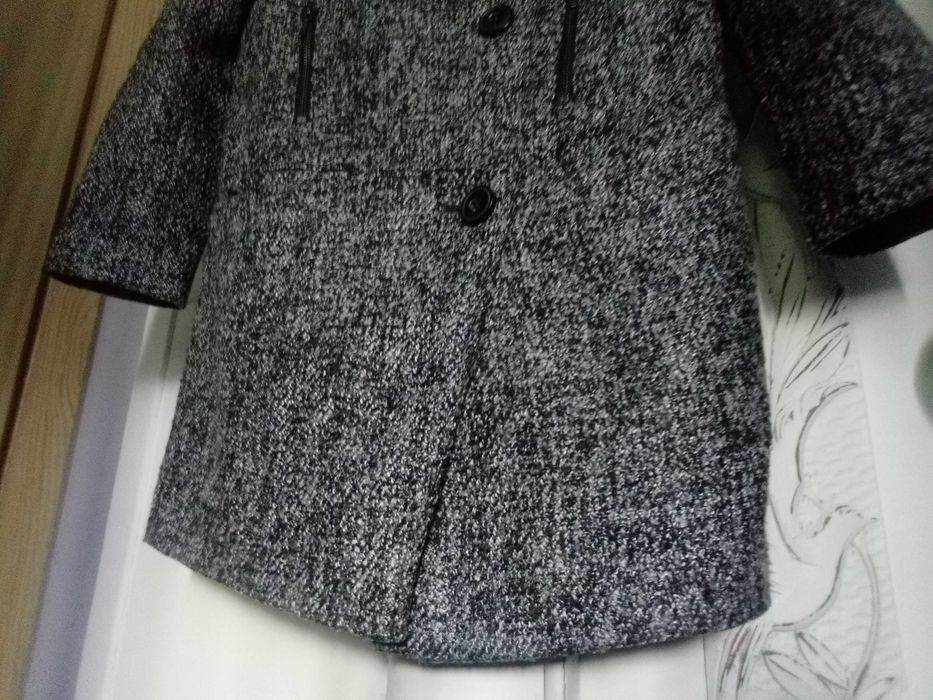 Płaszcz damski wiosna jesień zima kurtka przejściowy klasyczny 38 M