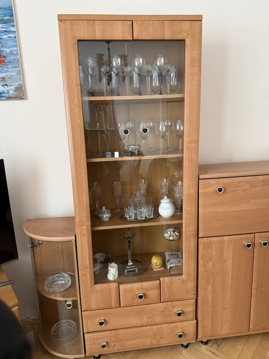 Meble drewniane caly zestw/stan dobry