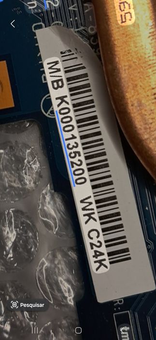 Motherboard de um Toshiba64738600838786121