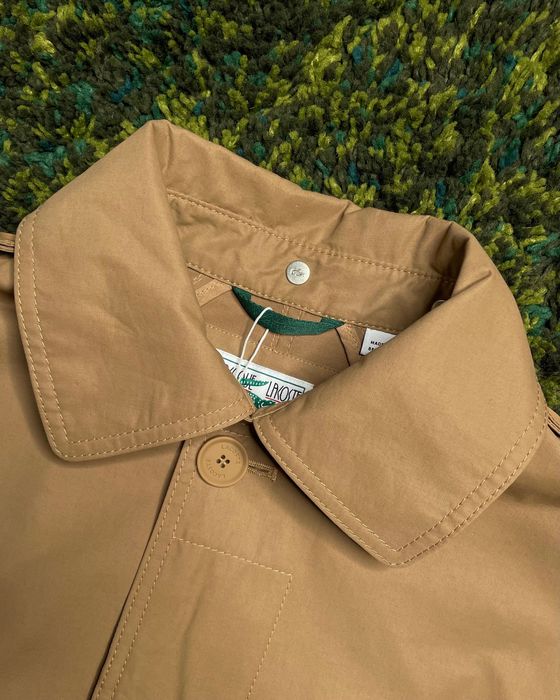 Тренч Lacoste Unisex Lightweight Canvas Coat Brown (new) | ORIGINAL