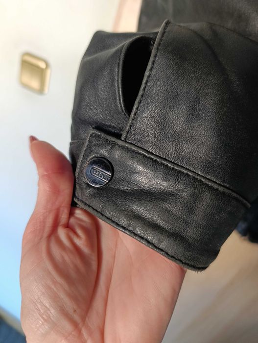 Ochnik -męska kurka skórzana casual M