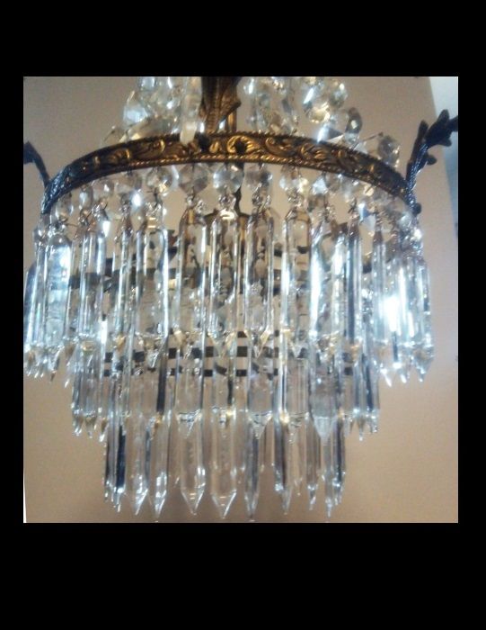 lindo antigo lustre - a funcionar