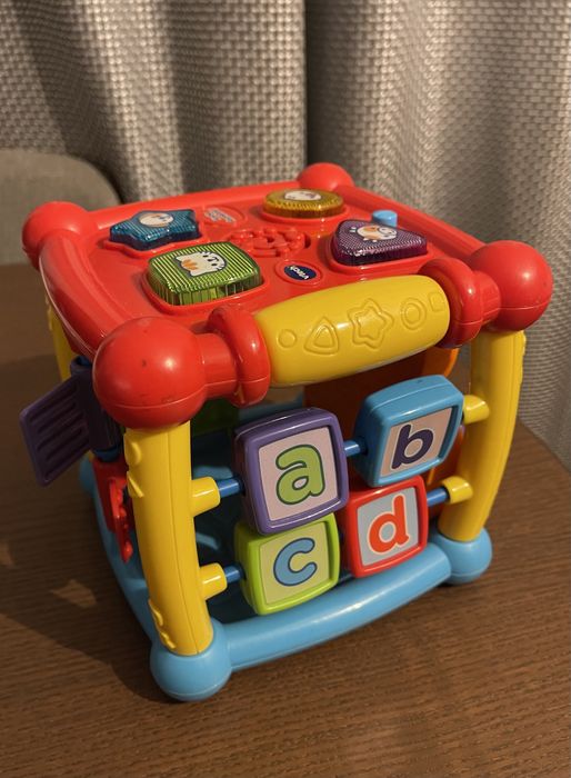 Vtech kostka rozmaitości zabawka niemowlęca edukacyjna interaktywna