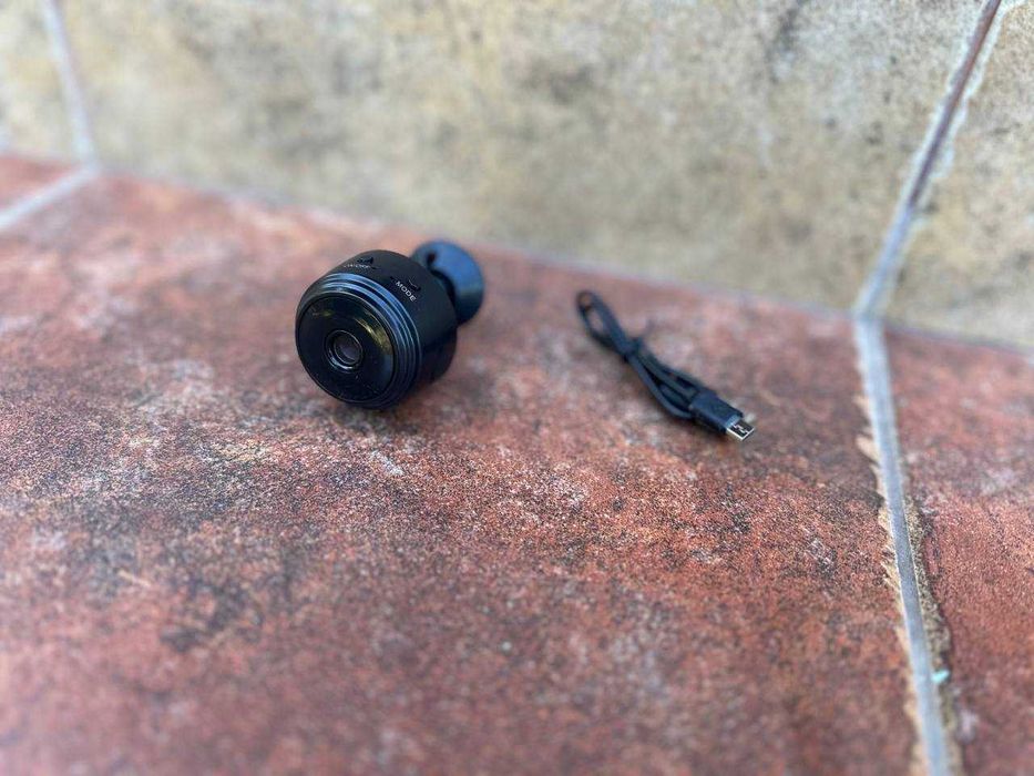 Мини IP камера видеонаблюдения|Wi-Fi Full HD|ночное видение|Экшен|12mp