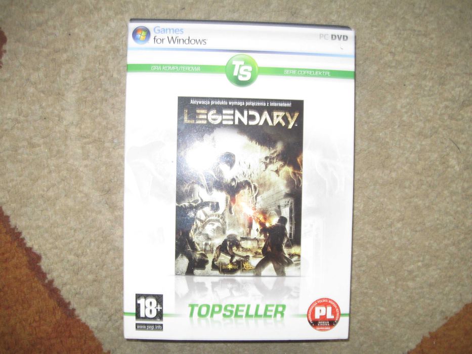 Gra LEGENDARY pc dvd.