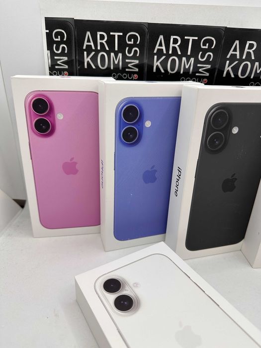 NAJTANIEJ od ARTKOM NOWY iPhone 16 128GB Kolory 2750zł OKazja