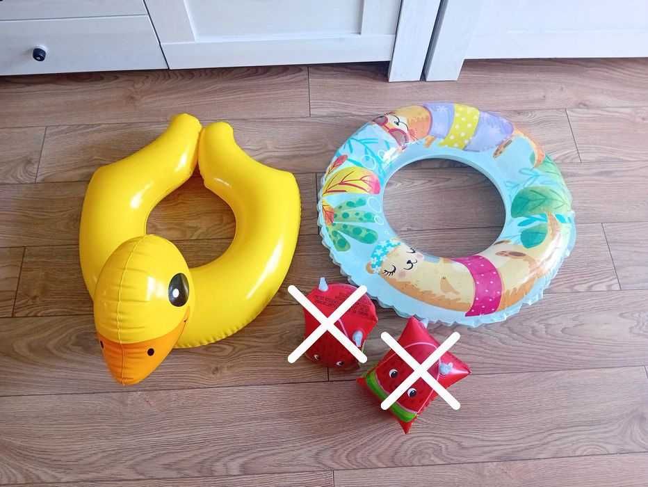Koło i kaczuszka do pływania