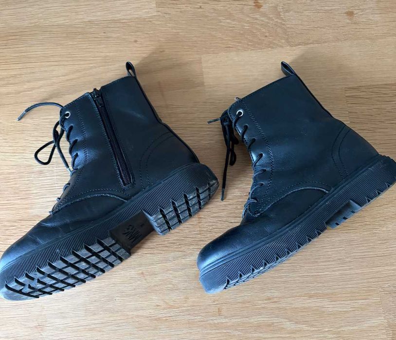 Botas Pretas Cano - Mango